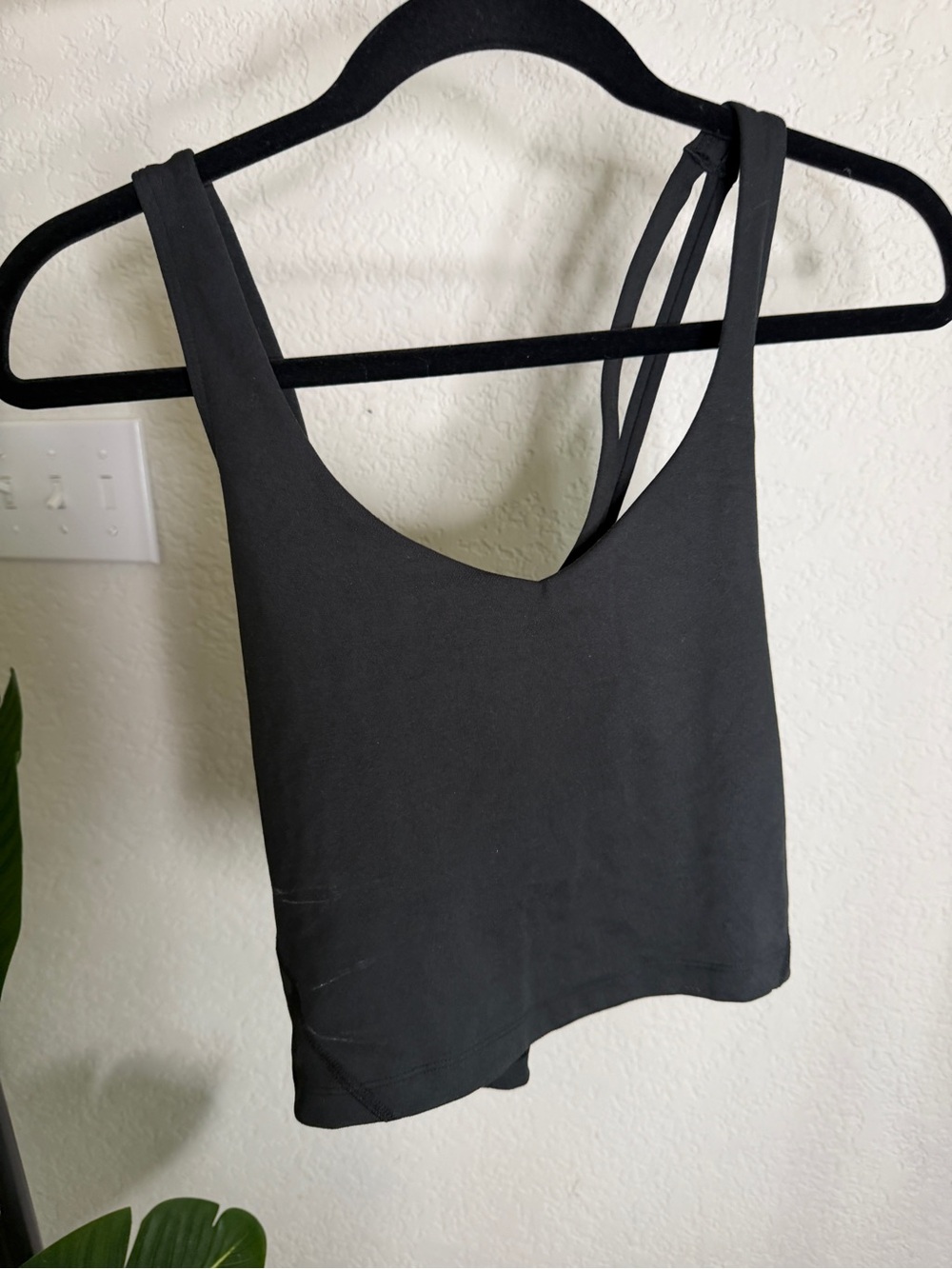 Gilly Hicks Black Strappy Sports Bra Tank